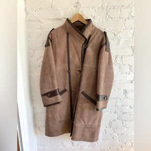 100% shearling vintage winter jacket